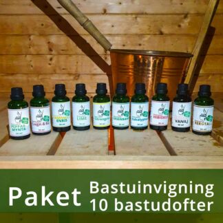 paket med 10 bastudofter