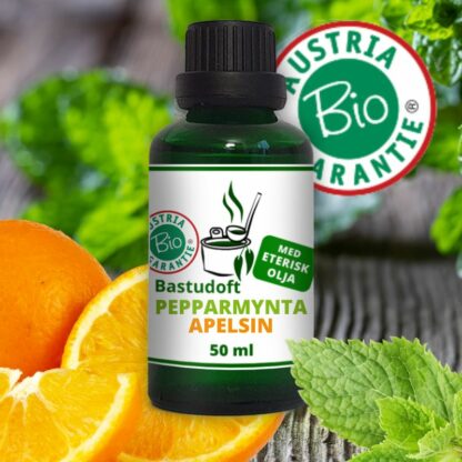 bastudoft ekologisk pepparmynta apelsin