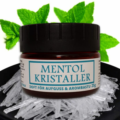 mentolkristaller till bastun kristalliserad mentol