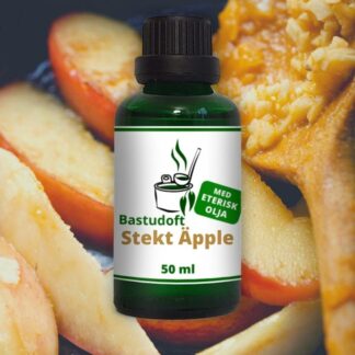 stekt äpple bastudoft